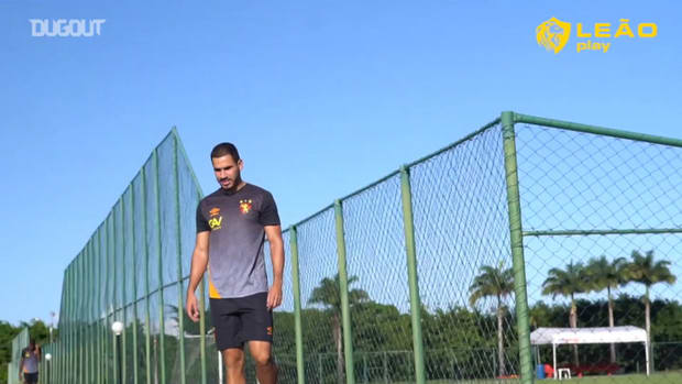 Sport Recife's last training session before Confiança clash